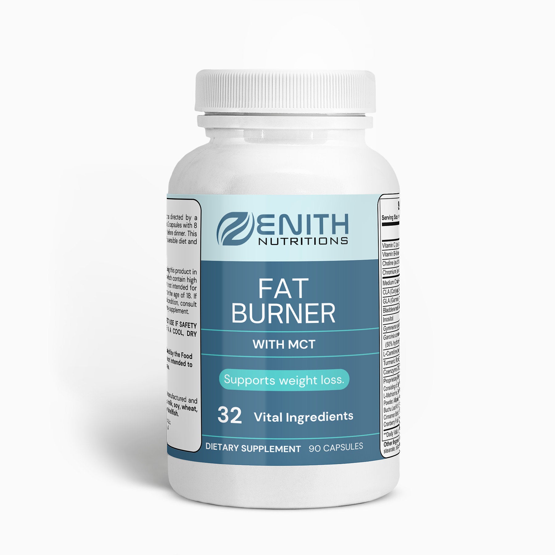 Fat Burner with MCT (Aids dieters in fat burning and weight loss)