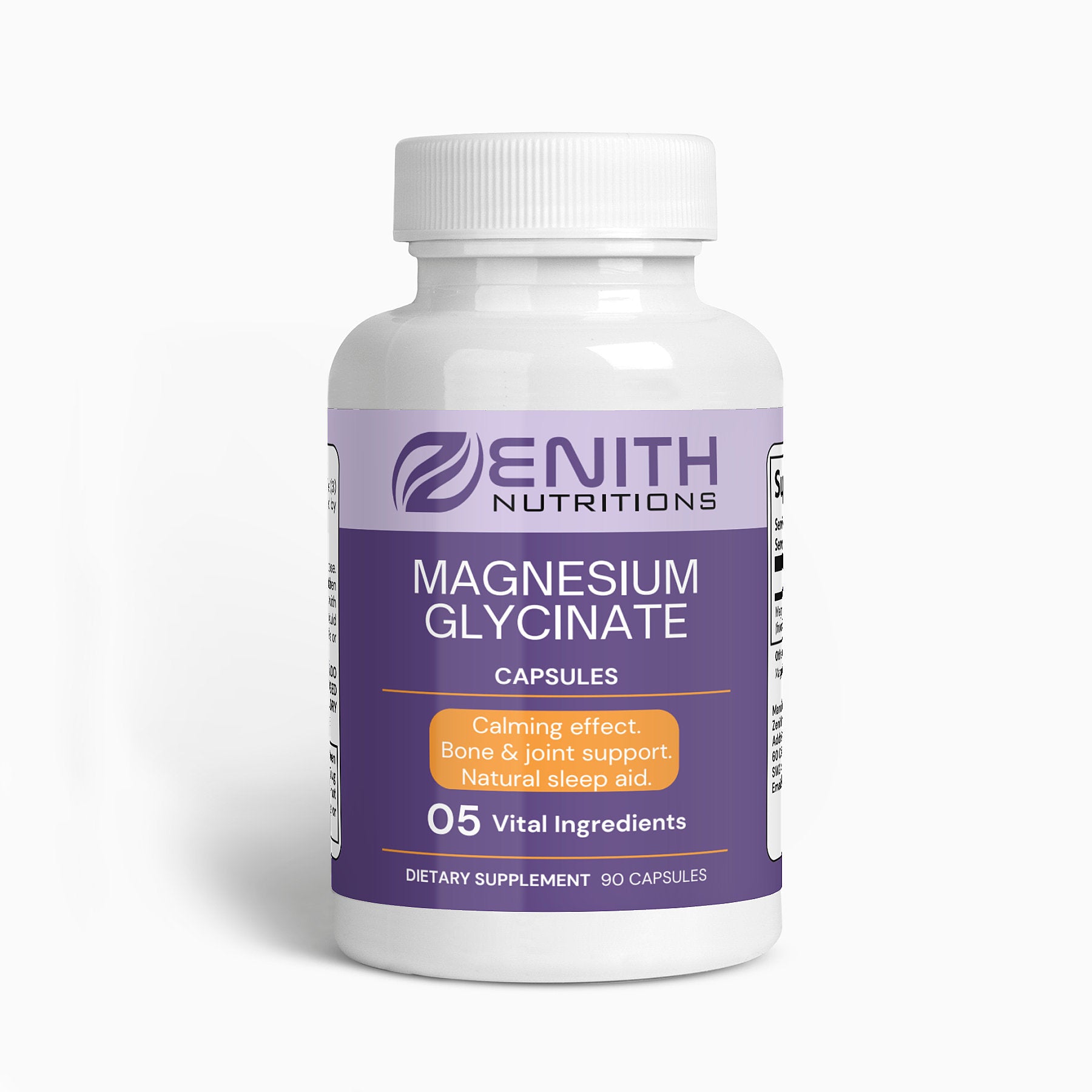 Magnesium Glycinate (support normal blood pressure, and support overall wellbeing)