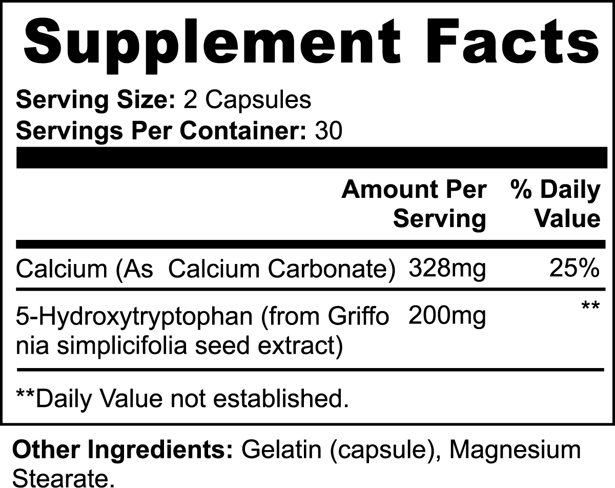 5-HTP (Supporting normal serotonin levels in the brain)