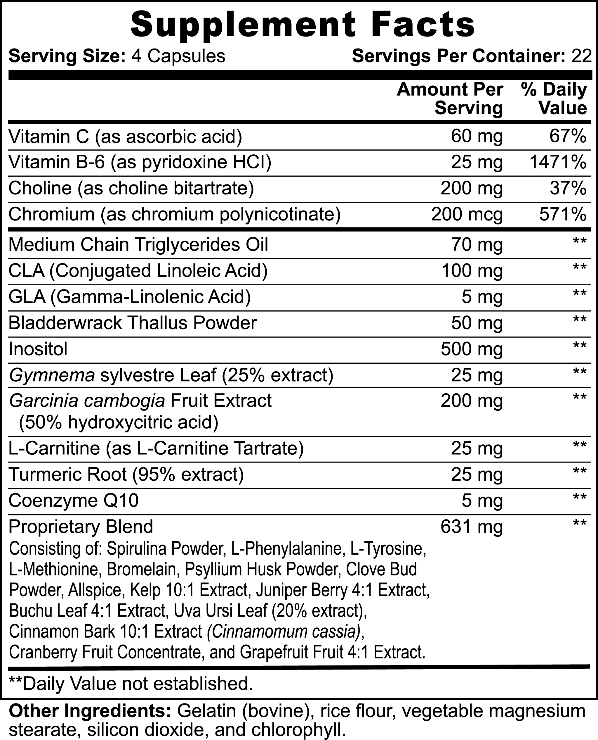 Fat Burner with MCT (Aids dieters in fat burning and weight loss)